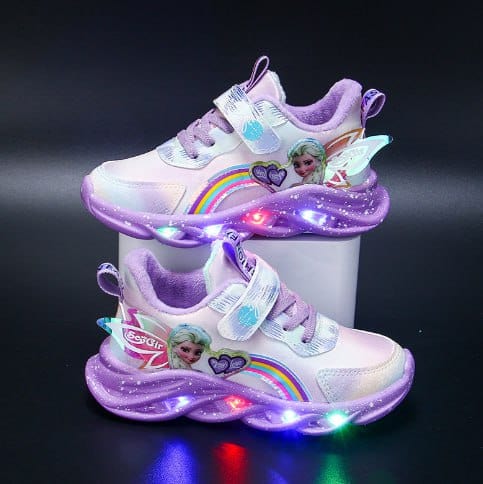 Chaussures lumineuses filles - Alliage Parfait de Style et Sécurité - Violet / 21 - 13.3cm For Kids
