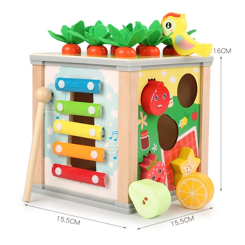 Cube Montessori 7en1 - Jardin d’Éveil 4en1