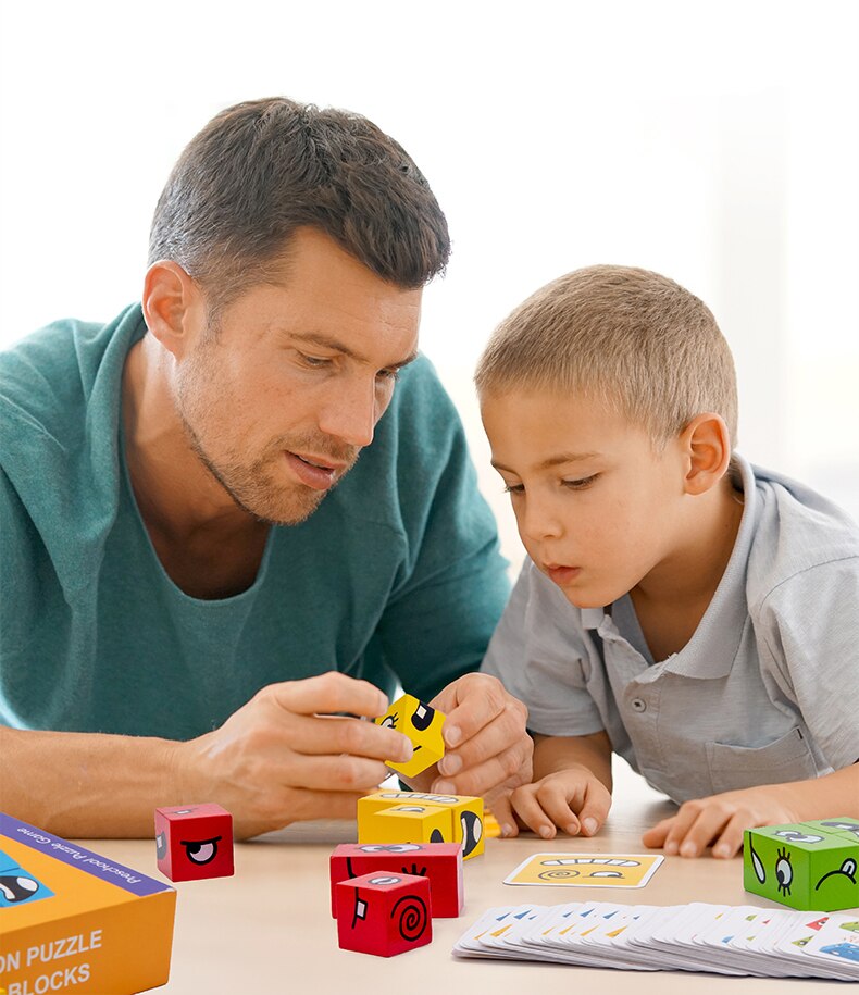 Cube Rubiksy Éducatif Montessori | Tangram Stimulant - Baby & Toddler