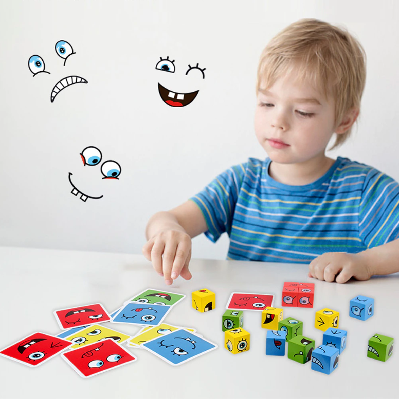 Cube Rubiksy Éducatif Montessori | Tangram Stimulant - Baby & Toddler
