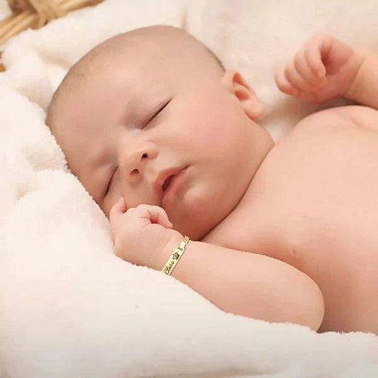Gourmette bébé personnalisée - Amour Éternel en Bijou Baby & Toddler