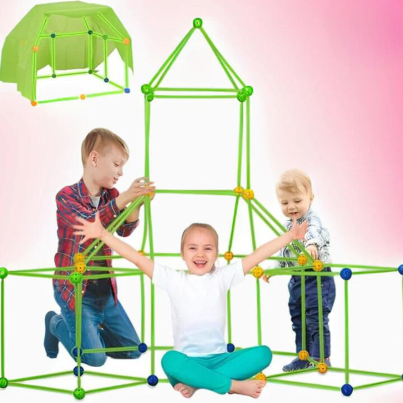 Kit de construction cabane montessori - Kidzone - Baby & Toddler