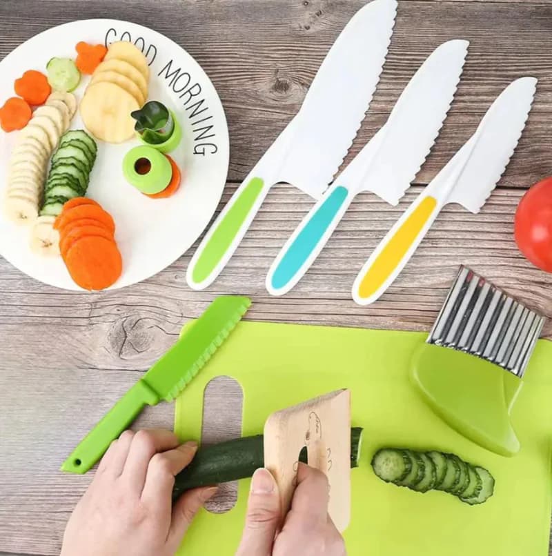 Kit de cuisine Montessori pour enfants (8PC) |JuniorChef - Children Cookware