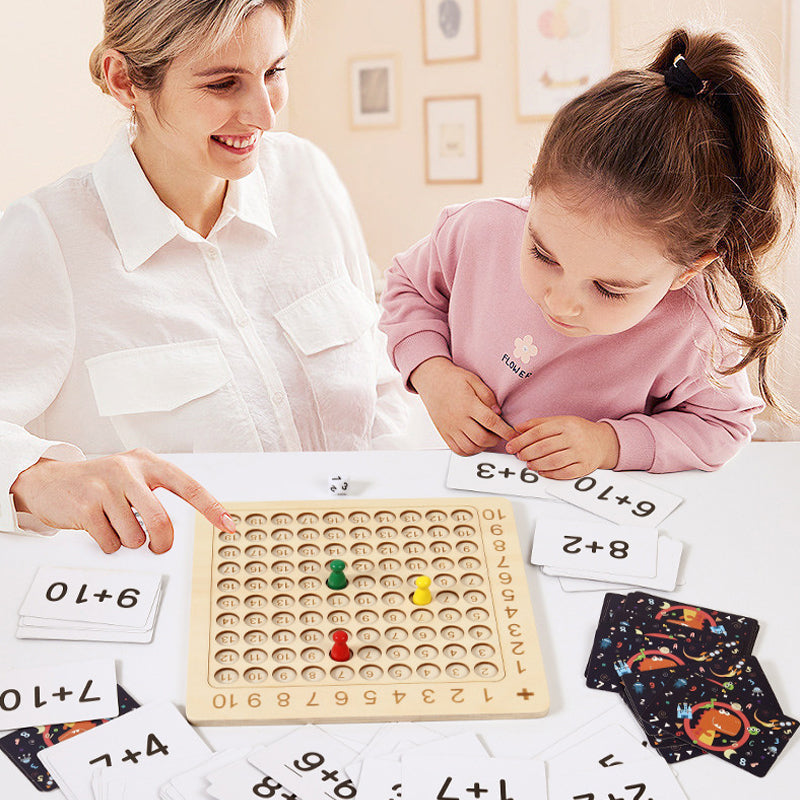 Table de multiplication Montessori en Bois - Education
