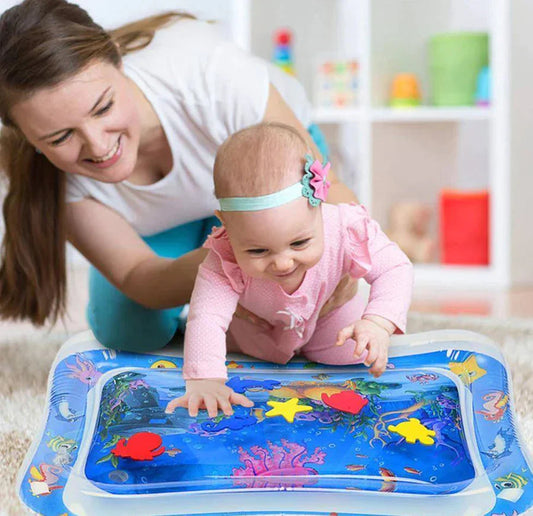 Tapis d’Éveil Aquatique pour Jeux et Moments Post - Repas - Poisson Tropical Baby & Toddler