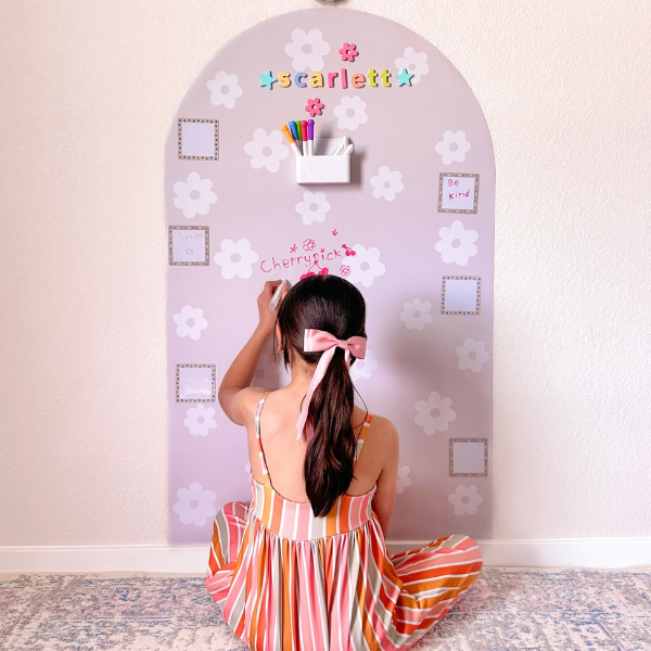 Grand Tableau Mural Magnétique en Arc