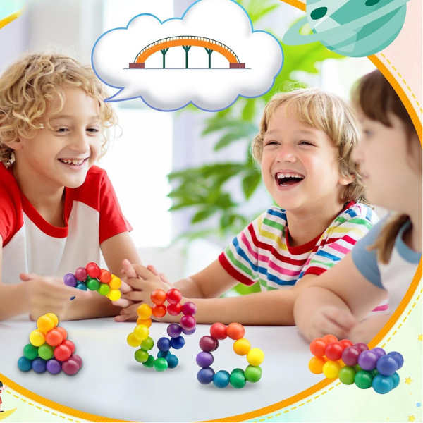 Balle Sensorielle Éducative Multicolore