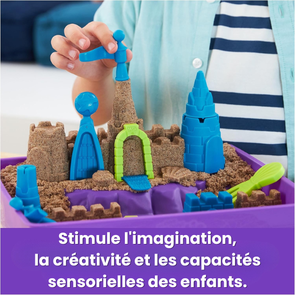 Château de Sable Magique – Coffret Créatif de Construction Sensorielle