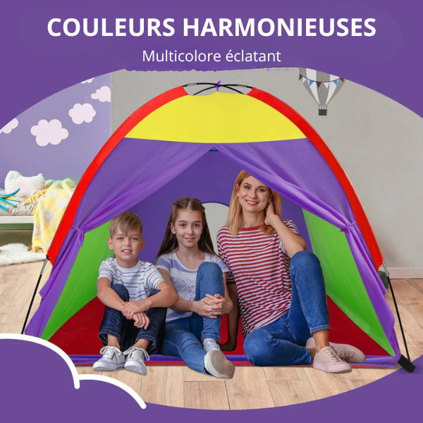 Tente Pop-Up Multi-colorée pour Enfants