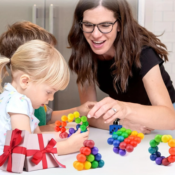 Balle Sensorielle Éducative Multicolore