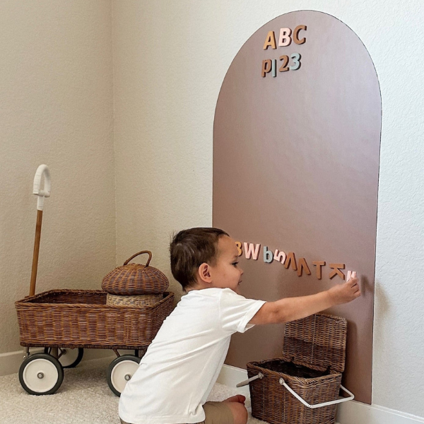 Tableau Mural Magnétique en Arc pour Enfants