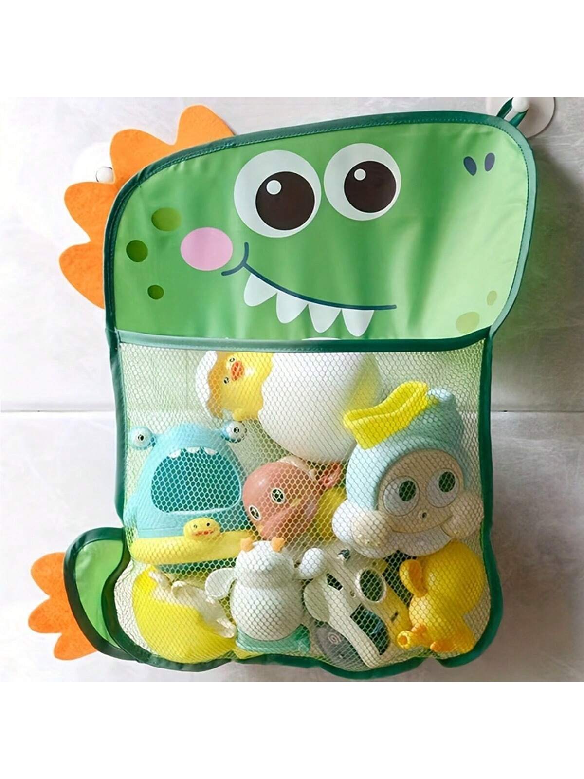 Sac de Rangement Jouets à Ventouses Dino pour Enfants