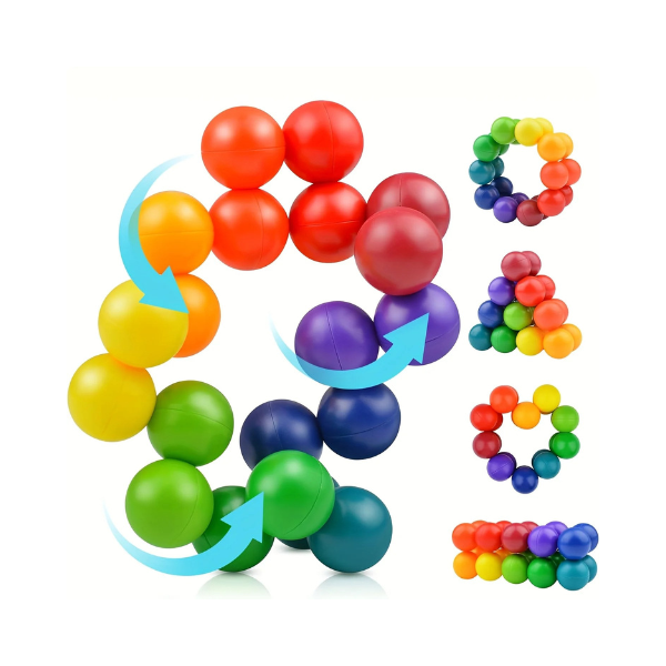 Balle Sensorielle Éducative Multicolore