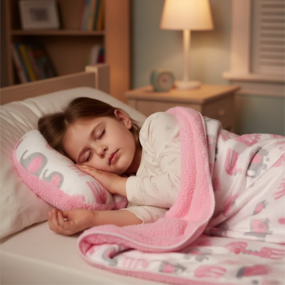 Couverture Sherpa Douce pour Bébé et Enfant