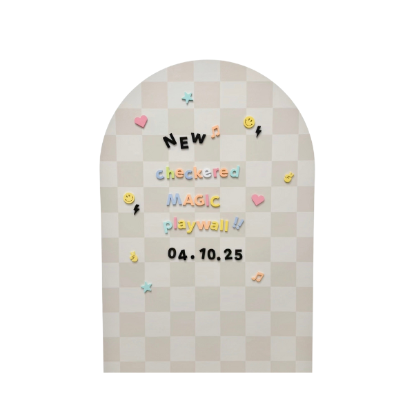 Grand Tableau Mural Magnétique en Arc