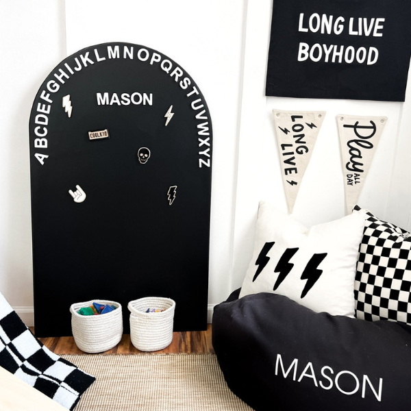 Tableau Mural Magnétique en Arc pour Enfants