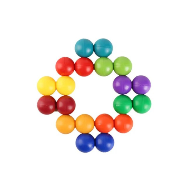 Balle Sensorielle Éducative Multicolore