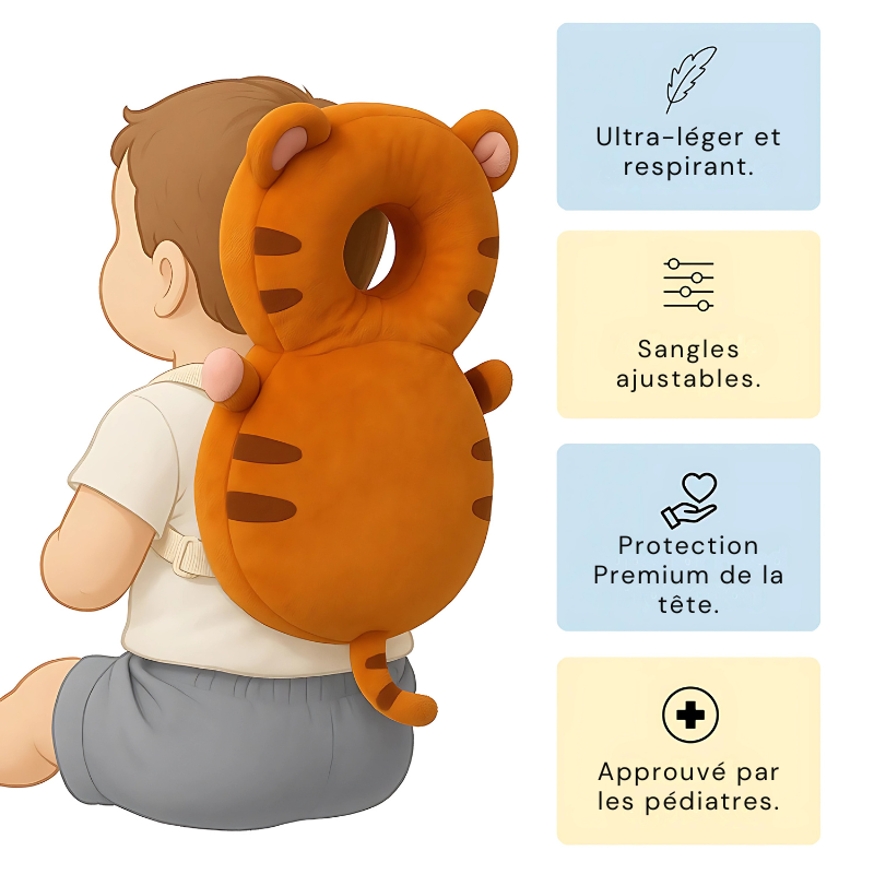 BébéBounce-Coussin Protection Anti Chute pour Tout-petit