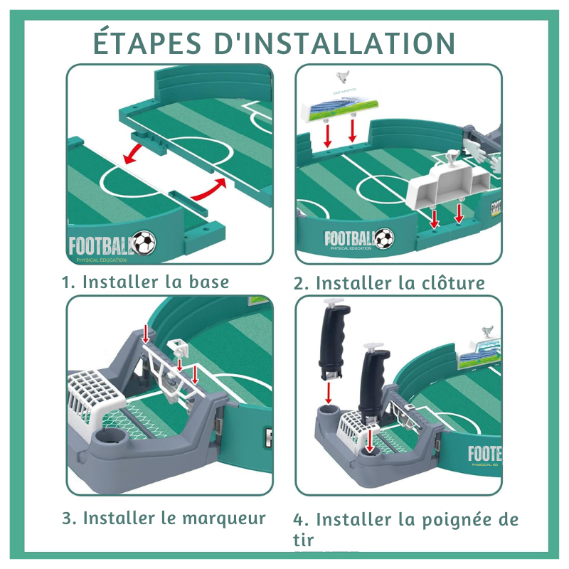 Mini Football - Jeu De Société De Football (6 balles)