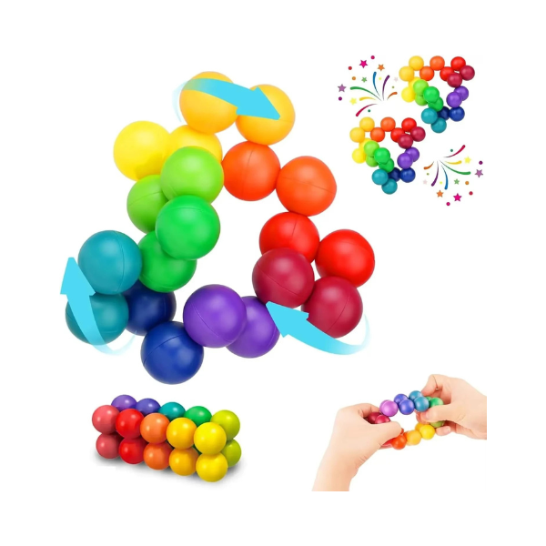 Balle Sensorielle Éducative Multicolore