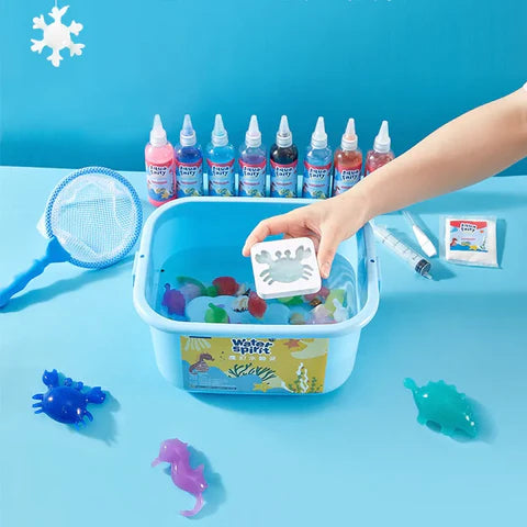 Jeu Aquacreature Créatif - Gel d'Eau Magique (10 Moules)