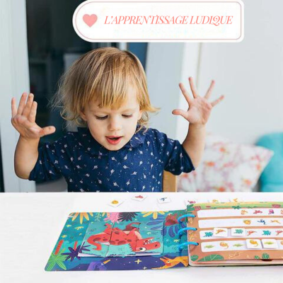 Livre Sensoriel Montessori Éducatif