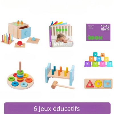 Pack Montessori 13-18 Mois (Lot de 60 PCS)