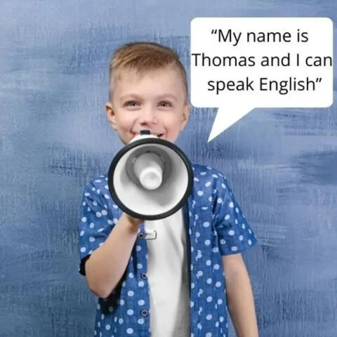 thomas est fier de son anglais