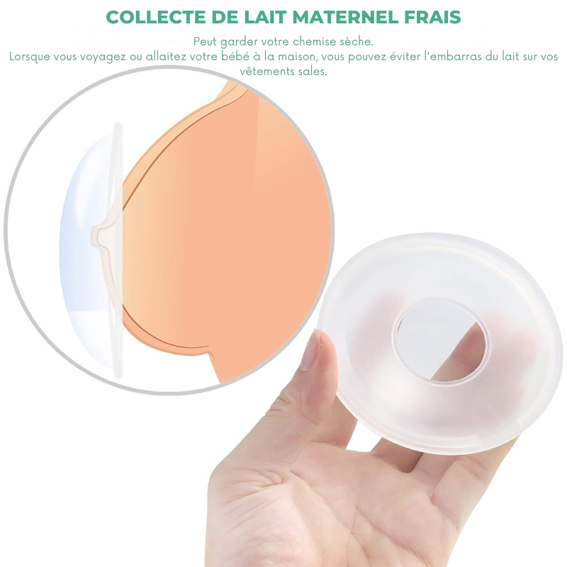 Collecteur de Lait Maternel 60 ml (2 Pièces) – Protège et Conserve