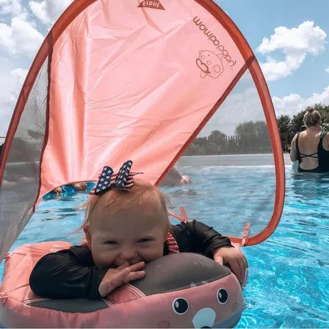 Bouée d'Apprentissage pour Bébé  + Parasol Offert