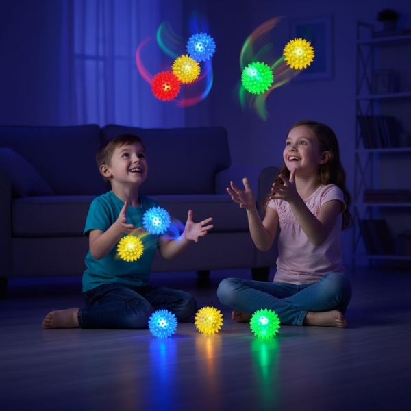 Balle Lumineuse Sensorielle Anti-Stress