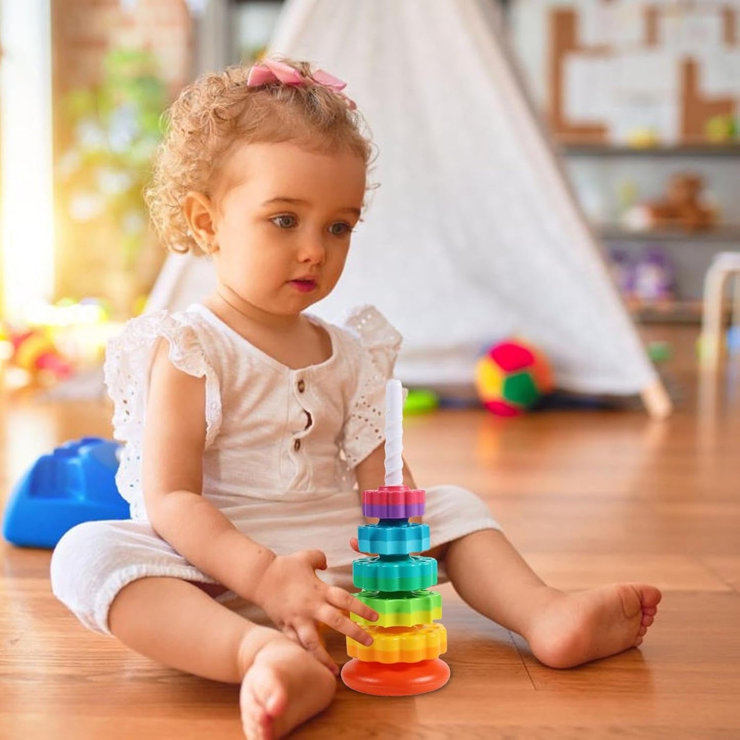 Grande Pyramide - Tour de Couleurs Éducative Montessori