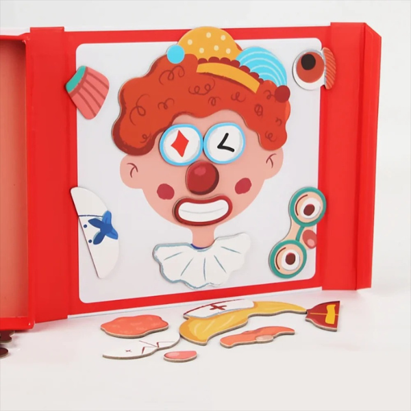 Puzzle Magnétique d’Expressions Faciales pour Enfants