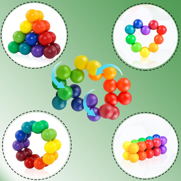 Balle Sensorielle Éducative Multicolore