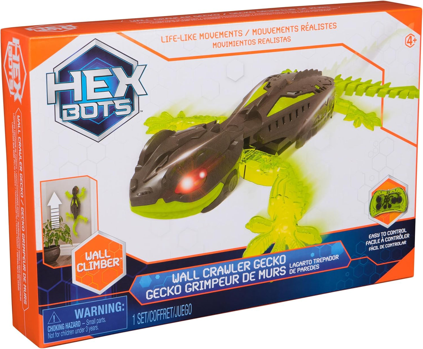 HEX Robot RC : Jeu Radiocommandé Gecko Grimpant