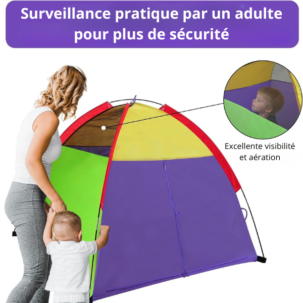 Tente Pop-Up Multi-colorée pour Enfants