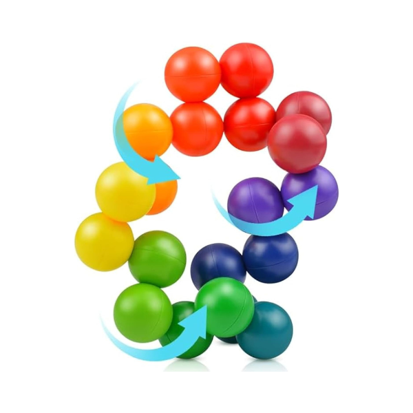 Balle Sensorielle Éducative Multicolore