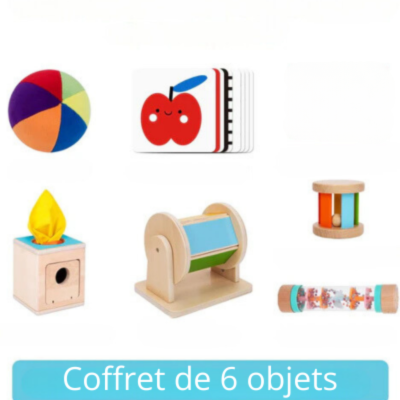 Lot de Jouets d'Éveil 0-6 Mois : L'Essentiel pour Bébé (Lot de 6 Jouets)