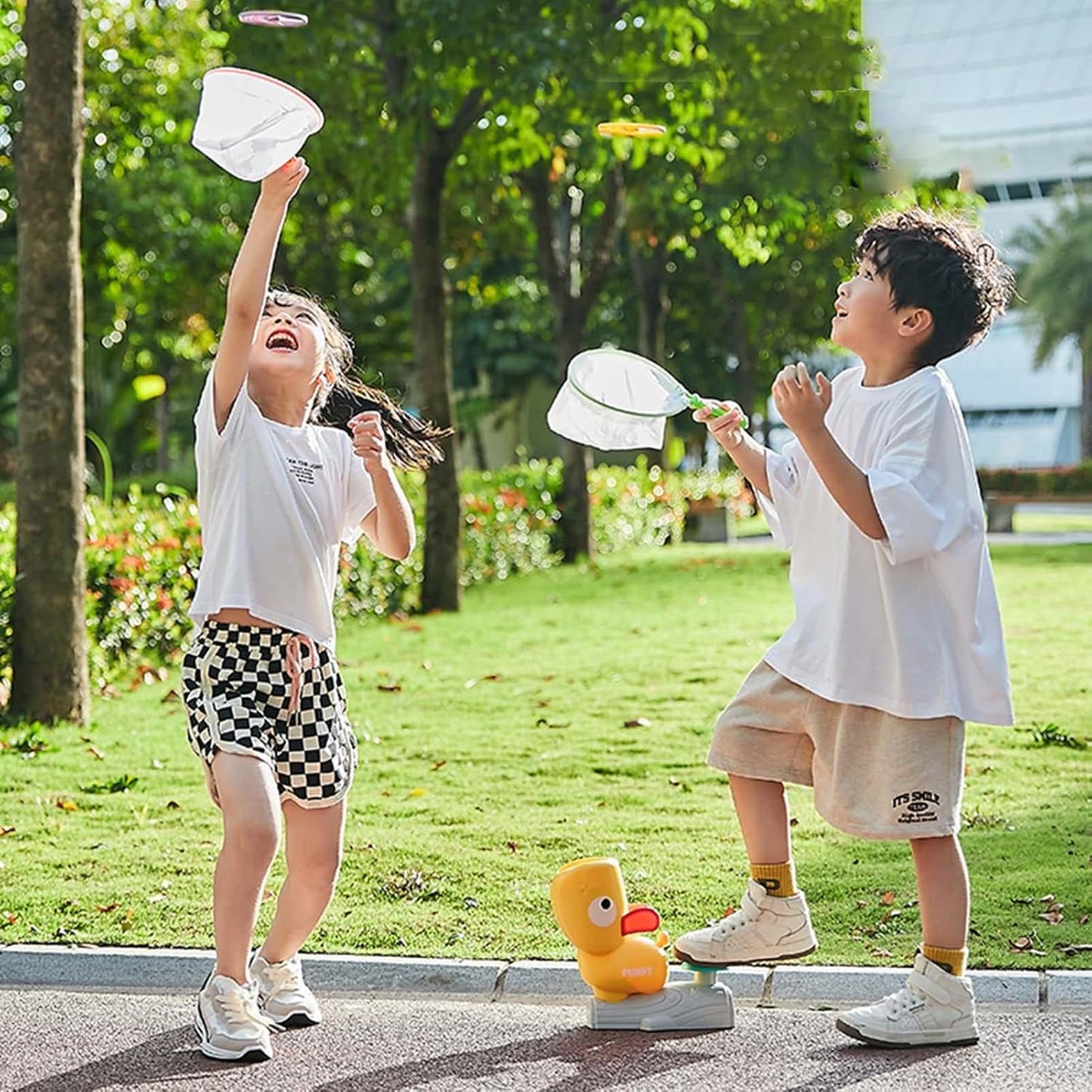 Lanceur de Disques Volants pour Enfants