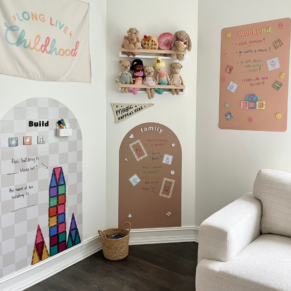 Grand Tableau Mural Magnétique en Arc