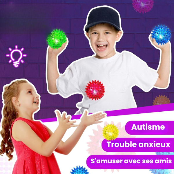 Balle Lumineuse Sensorielle Anti-Stress