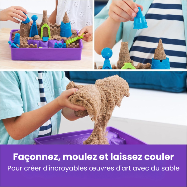 Château de Sable Magique – Coffret Créatif de Construction Sensorielle