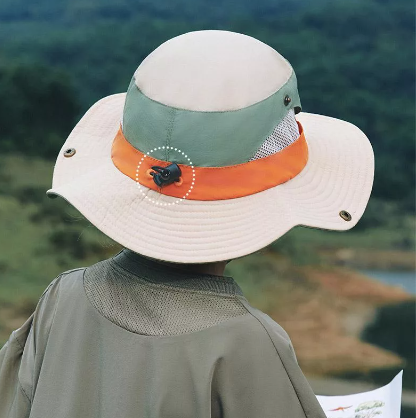 Chapeau de Protection Solaire pour Enfants - Chapeau Aventure Soleil