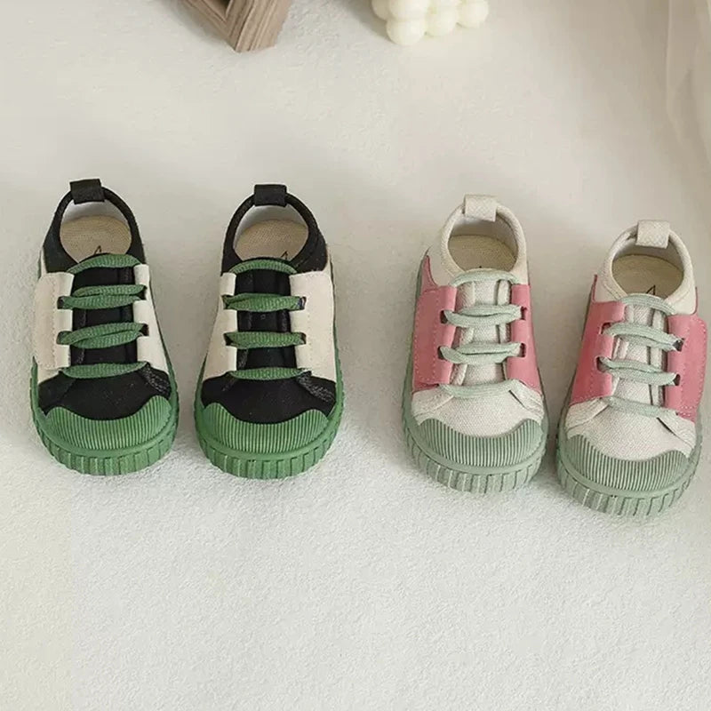 Chaussures d'extérieur en toile et cuir pour Enfant - UNISEXE