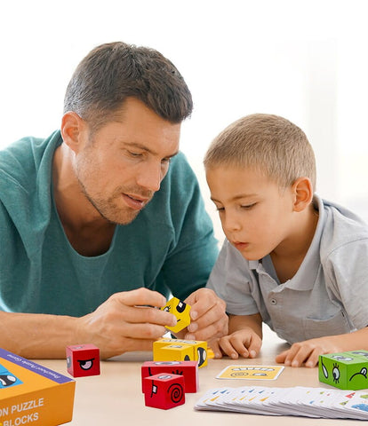 Cube Rubiksy Éducatif Montessori | Tangram Stimulant