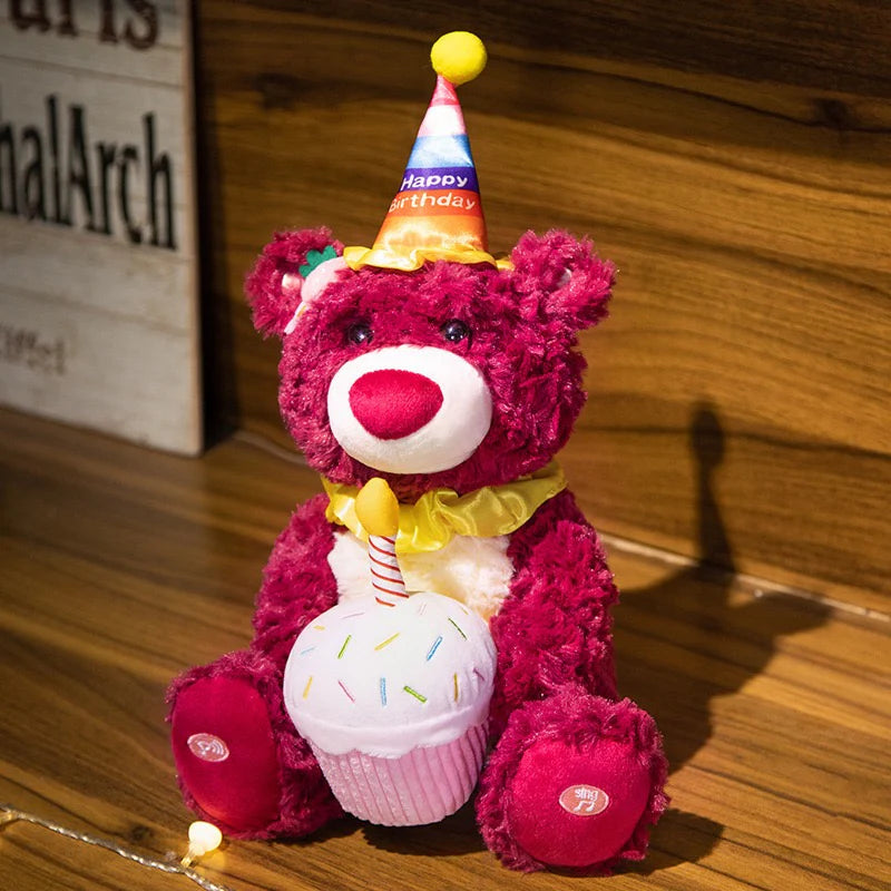 Peluche Câline Nounours : Joyeux Anniversaire