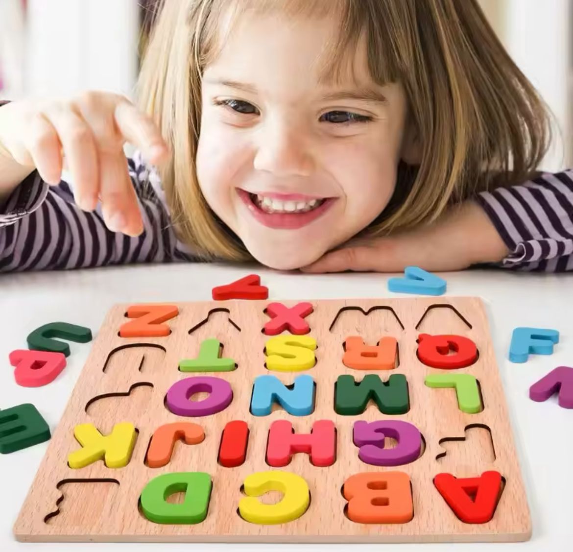 Puzzle en Bois 3-en-1 : Apprentissage , Coordination et Réflexion