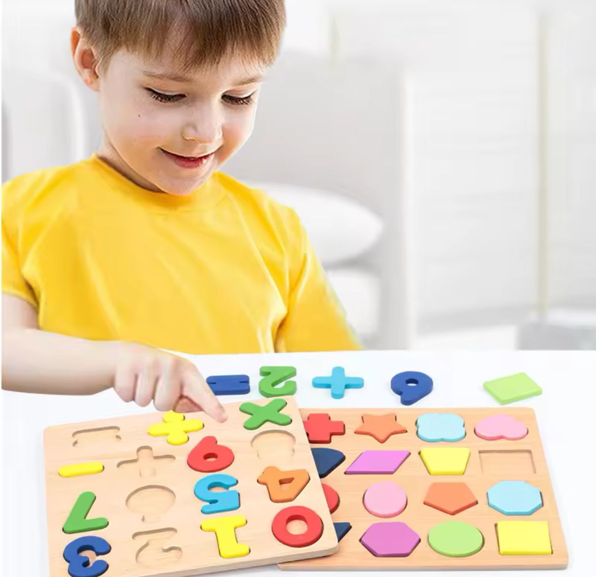 Puzzle en Bois 3-en-1 : Apprentissage , Coordination et Réflexion