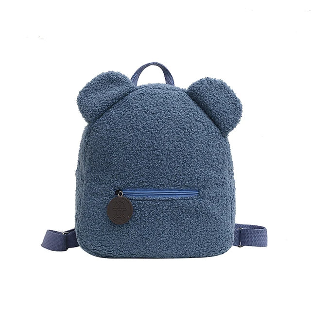 Sac à dos en peluche brodé personnalisable : Sac à dos Ourson