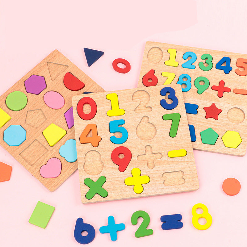 Puzzle en Bois 3-en-1 : Apprentissage , Coordination et Réflexion